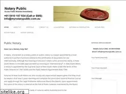 Sites similar to mynotarypublic.com.au