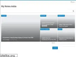 Sites similar to mynotesadda.com