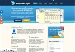 Sites similar to mynoteskeeper.com
