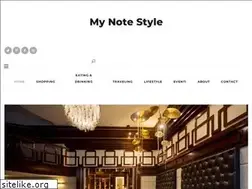 Sites similar to mynotestyle.com