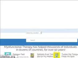 Sites similar to myofunctionaltherapist.com