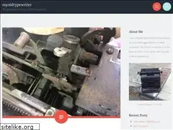Sites similar to myoldtypewriter.wordpress.com