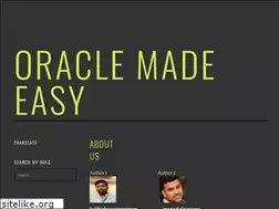 Sites similar to myoraclemadeeasy.wordpress.com