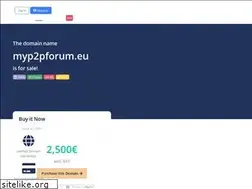 Sites similar to myp2pforum.eu