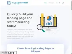 Sites similar to mypagecreator.com