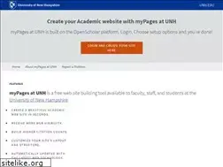 Sites similar to mypages.unh.edu