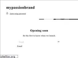 Sites similar to mypassionbrand.com