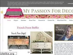 Sites similar to mypassionfordecor.com