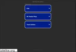 Sites similar to mypaste.info