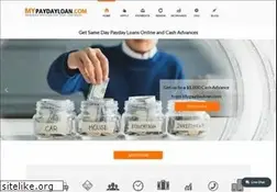 Sites similar to mypaydayloan.com