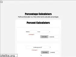 Sites similar to mypercentcalculator.com
