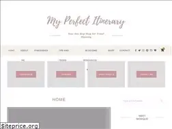 Sites similar to myperfectitinerary.com