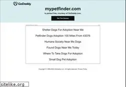 Sites similar to mypetfinder.com