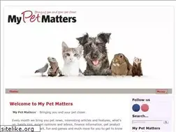 Sites similar to mypetmatters.co.uk