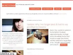 Sites similar to mypetpython.com