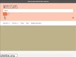 Sites similar to mypetsays.co.uk