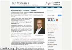 Sites similar to mypeyronies.com
