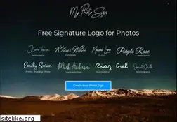 Sites similar to myphotosign.com