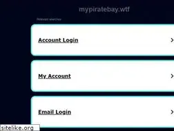 Sites similar to mypiratebay.wtf