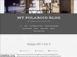 Sites similar to mypolaroidblog.wordpress.com