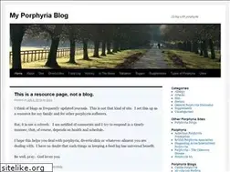 Sites similar to myporphyria.com
