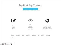 Sites similar to mypost.io