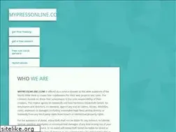 Sites similar to mypressonline.com