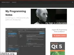 Sites similar to myprogrammingnotes.com