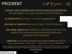 Sites similar to myprorent.de
