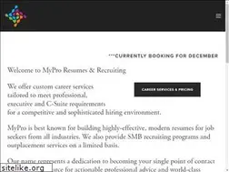 Sites similar to myproresumes.com