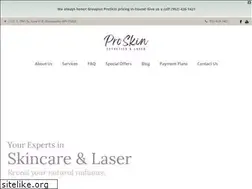 Sites similar to myproskin.com