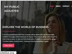 Sites similar to mypublicadjuster.com