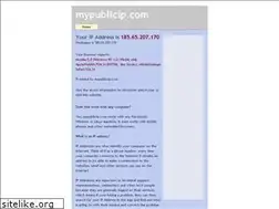 Sites similar to mypublicip.com