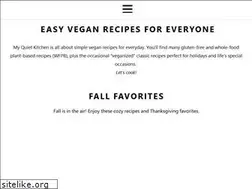 Sites similar to myquietkitchen.com