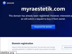 Sites similar to myraestetik.com