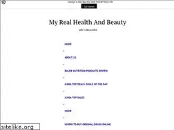 Sites similar to myrealhealth.wordpress.com