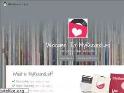 Sites similar to myrecordlist.com