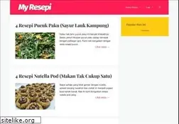 Sites similar to myresepi.com