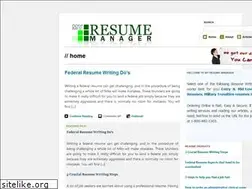 Sites similar to myresumemanager.com