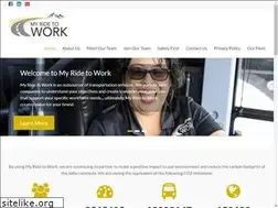 Sites similar to myridetowork.com