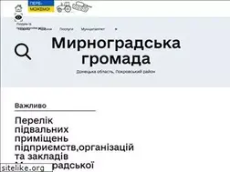 Sites similar to myrnograd-rada.gov.ua