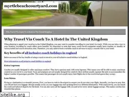 Sites similar to myrtlebeachcourtyard.com