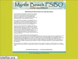 Sites similar to myrtlebeachfsbo.com