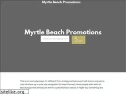 Sites similar to myrtlebeachpromotions.com
