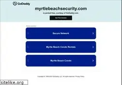 Sites similar to myrtlebeachsecurity.com