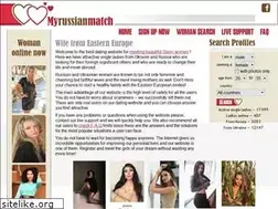 Sites similar to myrussianmatch.com