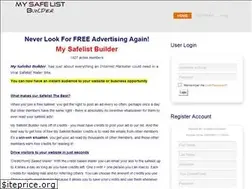 Sites similar to mysafelistbuilder.com