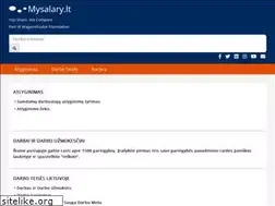 Sites similar to mysalary.lt