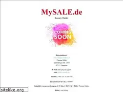 Sites similar to mysale.de