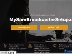 Sites similar to mysambroadcastersetup.com
